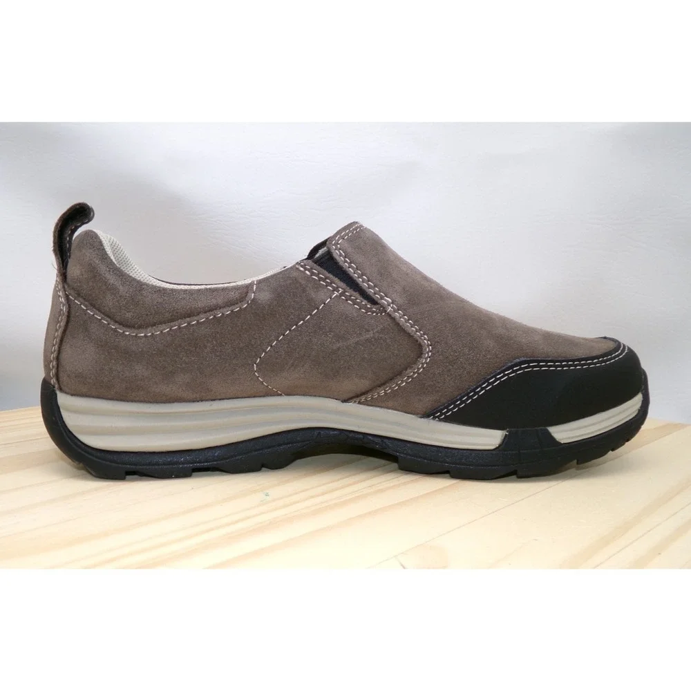 LL Bean Rugged Ridge Loafers 512660 Mens Brown‎ Size 9 Hiking Slip On Shoes